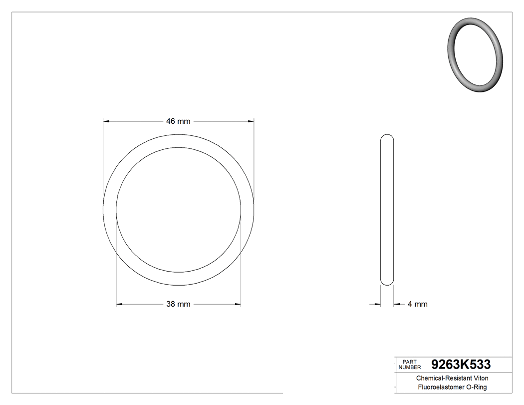 Technical drawing - 9263K533
